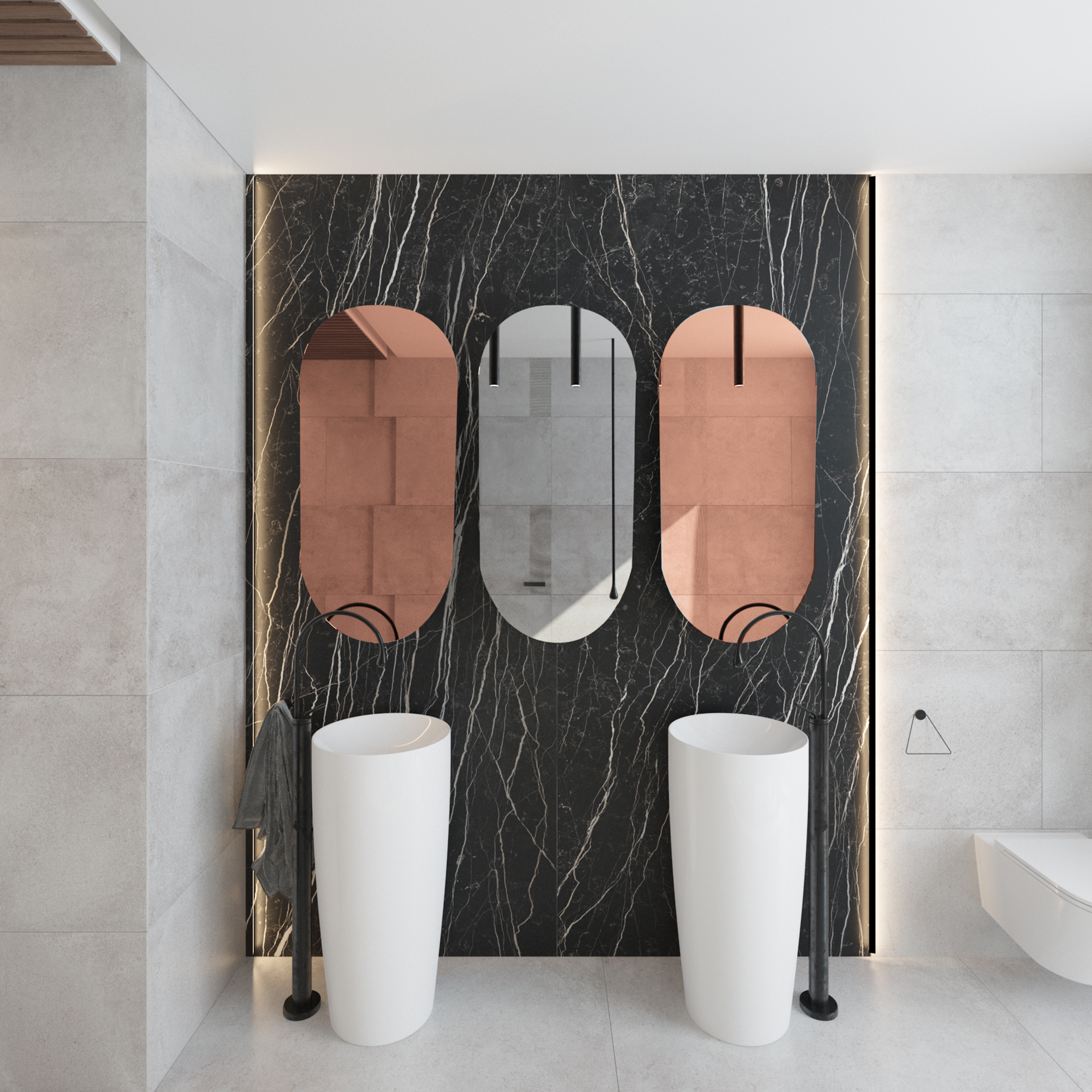 Specchio da bagno ovale - Tutti i produttori del design e dell