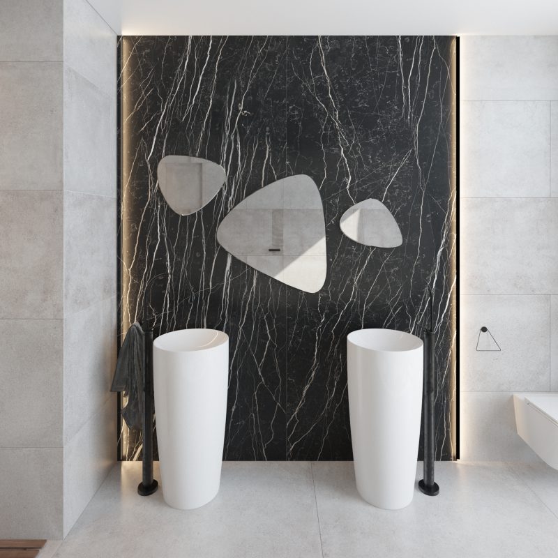 tre-specchi-a-goccia-per-bagno-doppio-cerchio-specchi-design-classico