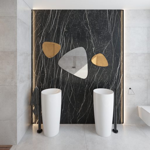 tre-specchi-a-goccia-per-bagno-doppio-cerchio-specchi-design-oro